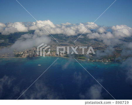 aerial photograph, an aerial photograph, oahu 898719