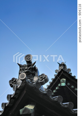 It is the roof of the main hall of Sogenji. 904118