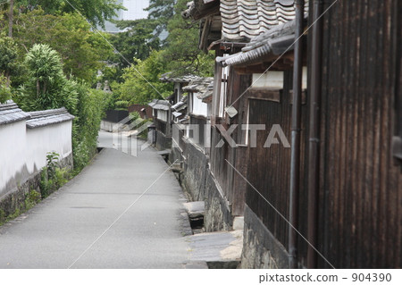 Scenery of the castle town 904390