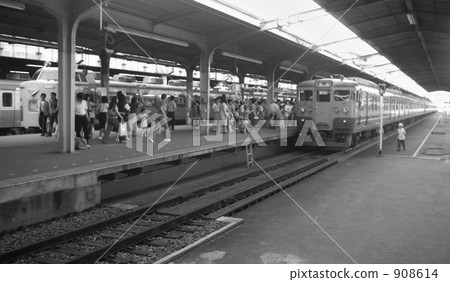 Railroad railway · Ueno station Showa 56 years 908614