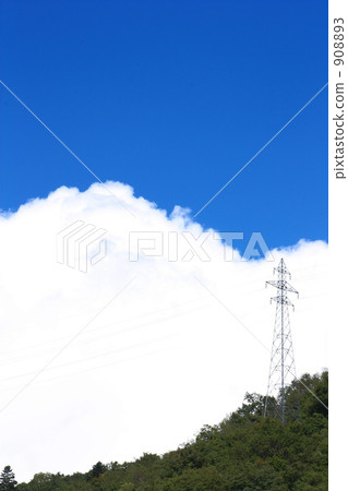 Mountain top steel tower 908893