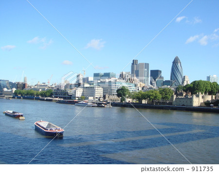 thames, river thames, north-side 911735