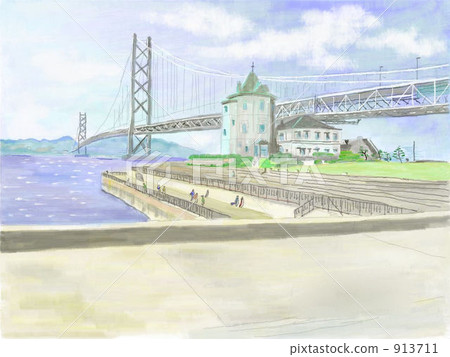 從Maiko看到明石橋 913711