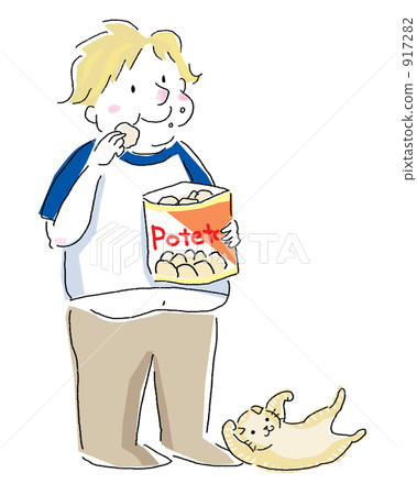 一個吃土豆的男孩 一個吃土豆的男孩 917282