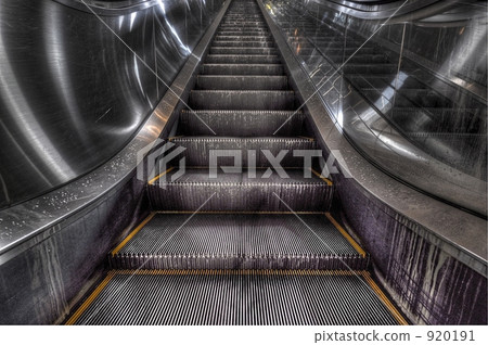 HDR photo of escalator HDR photo of escalator 920191