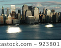 Hudson River at dusk 923801