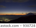 dawn, night scape, night scene 930728