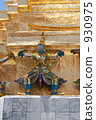Devil who stands on the pagoda pedestal of Wat Phra Keo 930975