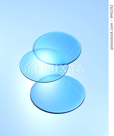 具有玻璃般透明感的3DCG 940292