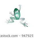 I made an illustration like a frog made with 3DCG! 947925