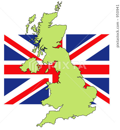 United Kingdom (flag background) 950941