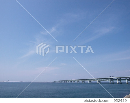 鐵路橋 鐵路橋樑 海面 952439