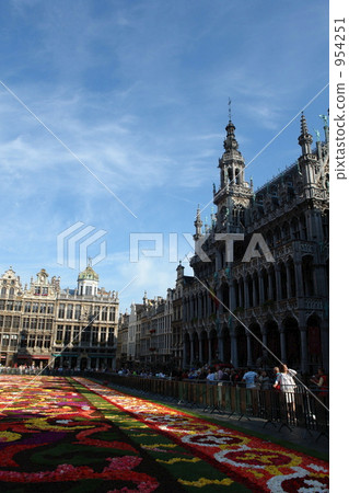 布魯塞爾花地毯 954251