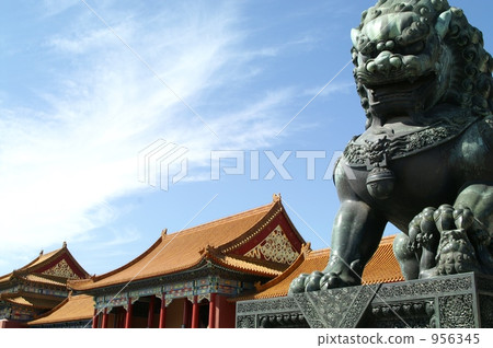 gugong, old imperial palace, komainu 956345