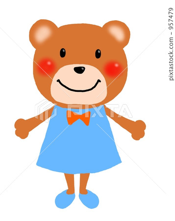 熊 藍色 藍 957479