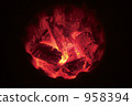 Charcoal fire Charcoal fire 958394