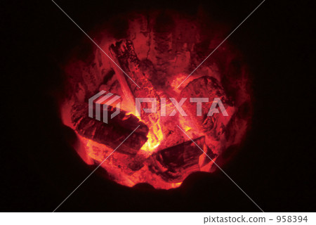 Charcoal fire Charcoal fire 958394