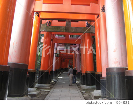 Torii的一條小街道 964021