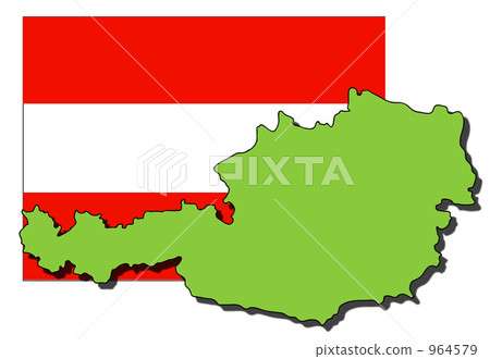Austria (Flag Background) Austria (Flag Background) 964579