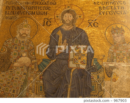 世界遺產Aya Sophia Mosaic“Christ and Empress Zoe Wife”(伊斯坦布爾) 世界遺產Aya Sophia Mosaic“Christ and Empress Zoe Wife”(伊斯坦布爾) 967903