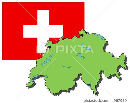 Switzerland (flag background) 967929