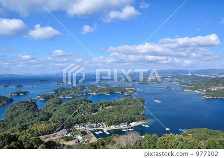 從山頂山頂的精緻景色 977102