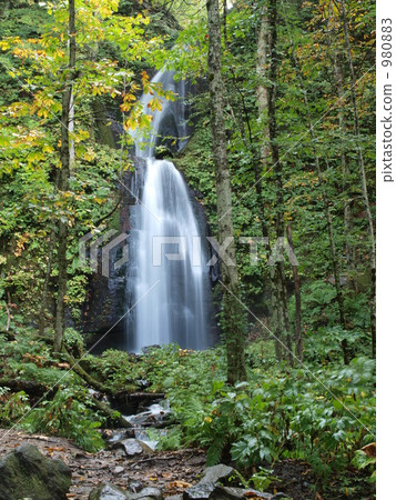 Oirase小河在Yunii落 980883