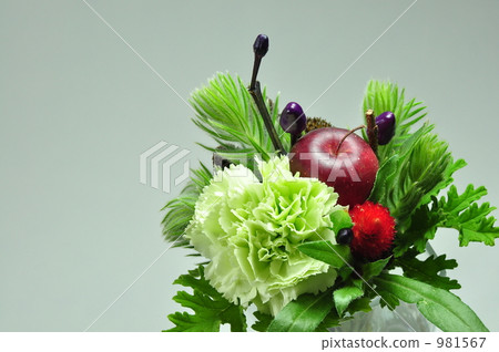 花束_側身 花束_側身 981567
