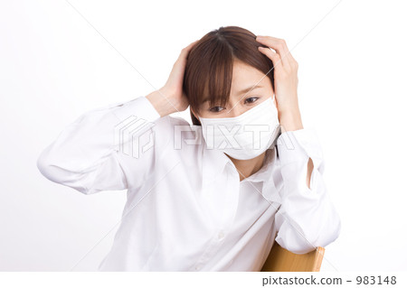 Business woman to mask 983148