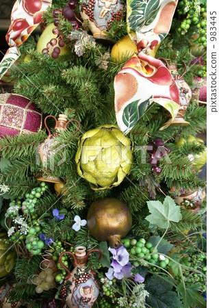 stock photo artichoke's ornaments