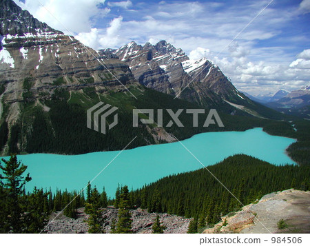 加拿大落基山脈沛托湖 984506