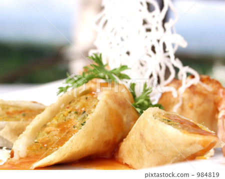 Spring roll wind Asian cuisine (Fusion) 984819