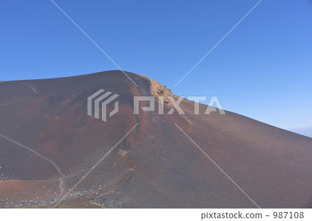 Mt. Fuji Hougenaga crater Mt. Fuji Hougenaga crater 987108
