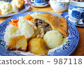 British traditional home cooking Kidney pie 987118