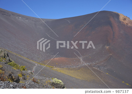 Mt. Fuji Hougenaga crater Mt. Fuji Hougenaga crater 987137