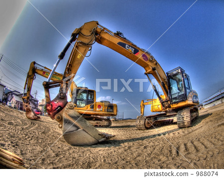 construction equipment, construction machinery, heavy machinery 988074