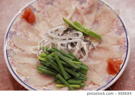 Puffer fish sashimi Puffer fish sashimi 988684