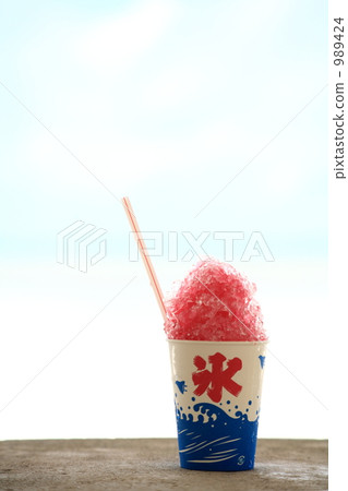 shaved ice, strawberry syrup, food 989424