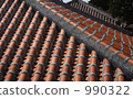 Red brick roof 990322