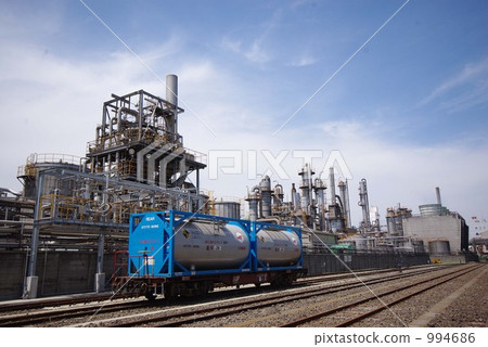 Factory and freight car 994686