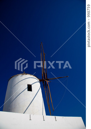風車 風力渦輪機 聖托里尼島 998759