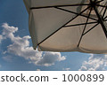 parasol, parasols, decking 1000899