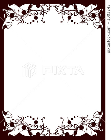Border frame 2 (brown) Border frame 2 (brown) 1003245