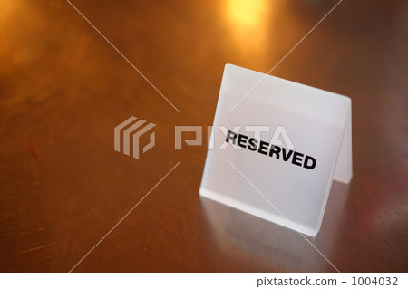 預留座位卡 1004032