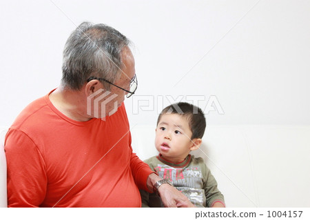 Grandpa and grandson Grandpa and grandson 1004157