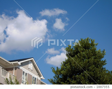 公寓 藍天 房屋 1007355