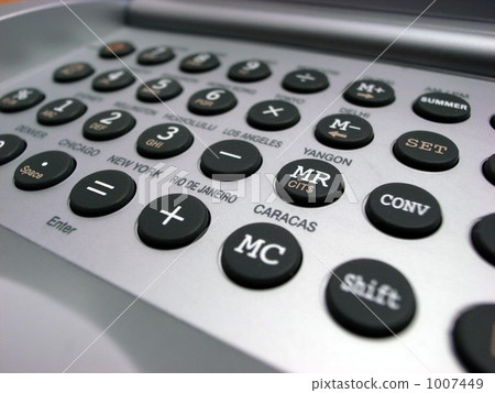 It's a bit fashionable calculator up. 1007449