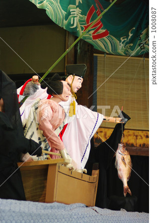 Fisherman's luck boring letter Bunraku 1008087