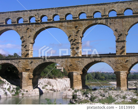 普羅旺斯Pont du Gard的南佛世界遺產 1013993