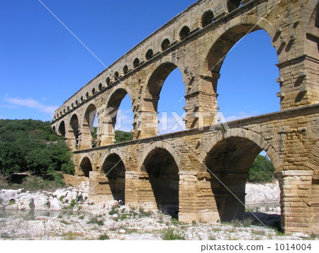 普羅旺斯Pont du Gard的南佛世界遺產 1014004